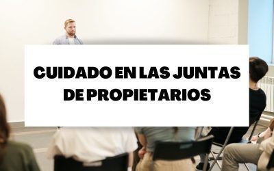 El CAFMadrid advierte sobre la celebración de juntas de propietarios