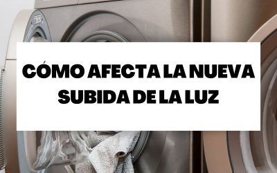 ¿Cuándo será más barato poner la lavadora con la nueva subida de la luz?